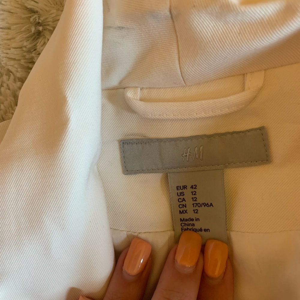 White H&M Blazer